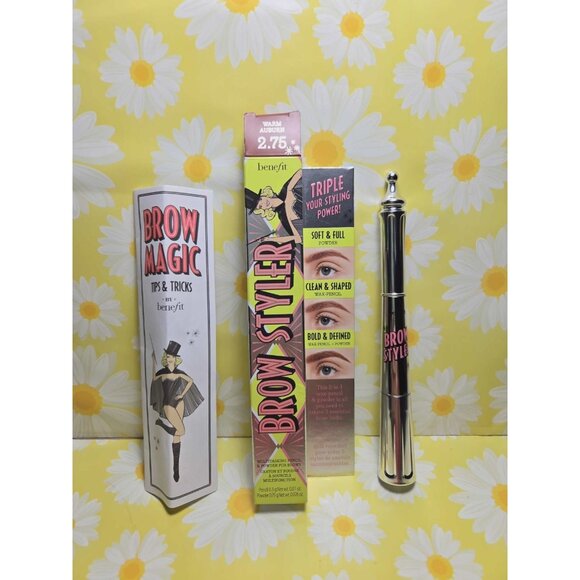 Benefit Brow Styler Multitasking Pencil & Powder Brows 2.75 Warm Auburn $34 - Picture 1 of 8